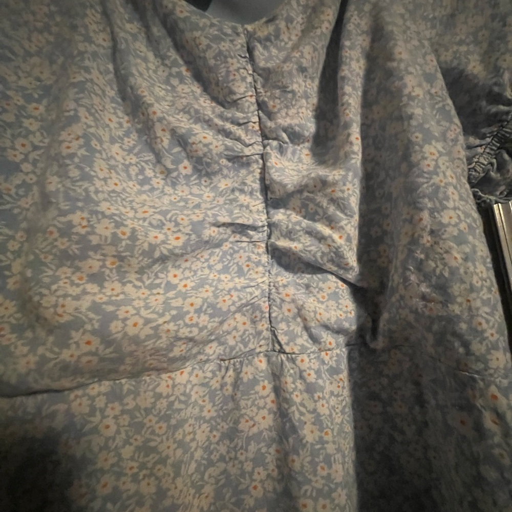 NO BOUNDARIES Floral Blue Dress - Picture 2 of 8